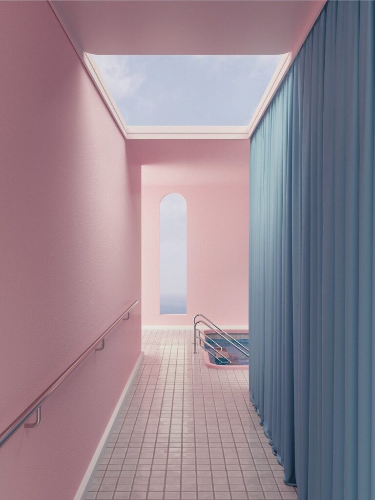 Simon Kaempfer Combines Aesthetic Design With Simple Shapes To Create Dreamy Worlds