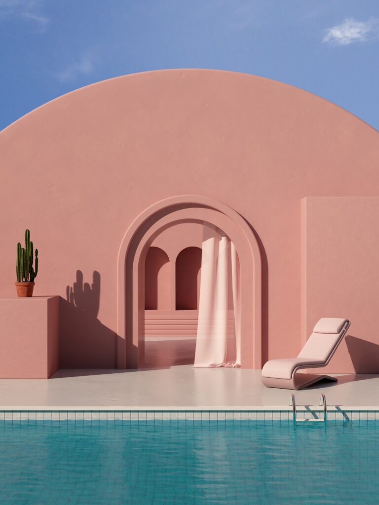 Simon Kaempfer Combines Aesthetic Design With Simple Shapes To Create Dreamy Worlds
