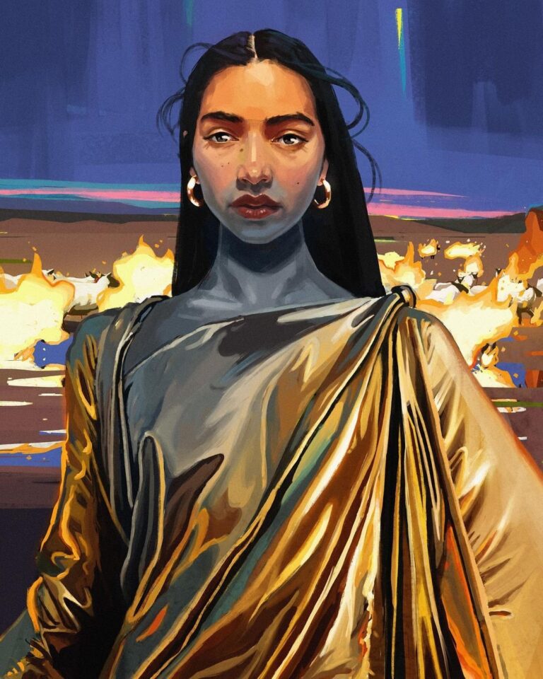Illustrator Mariam ElReweny Unveils Stunning Vivid Portraits Illustrator Mariam ElReweny Unveils Stunning Vivid Portraits