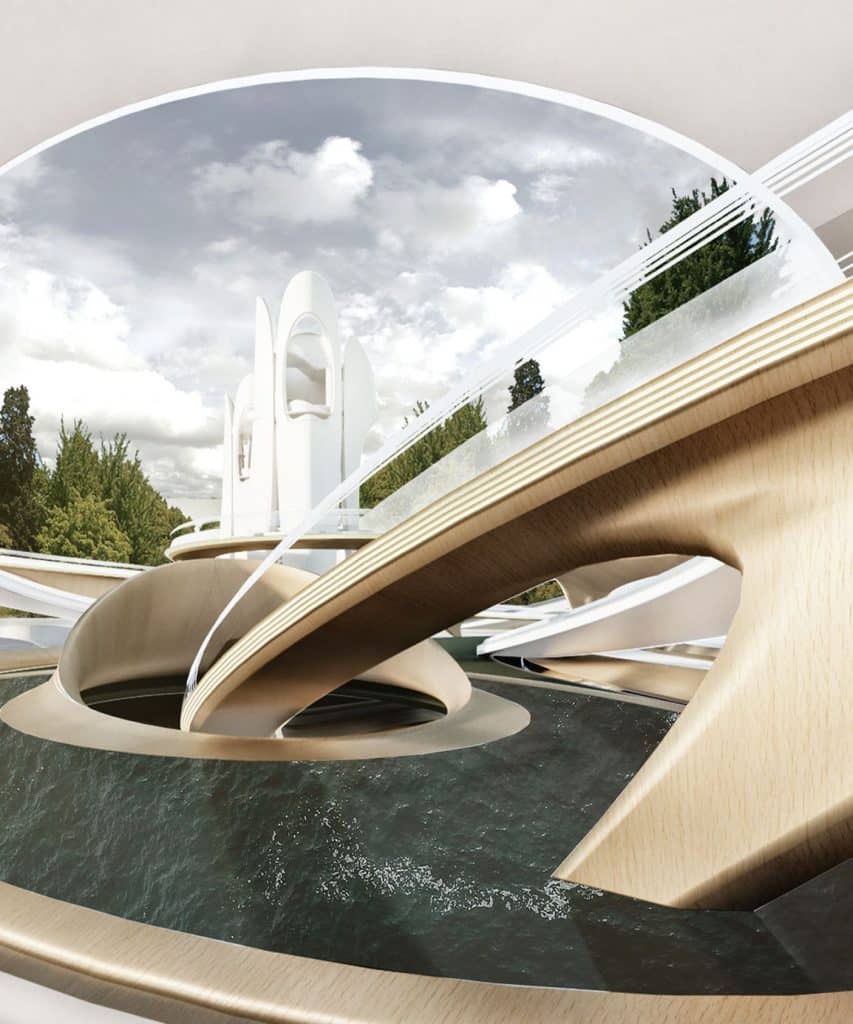 Mind Design's DOM WORLD Brings Streamline Eco-Architecture