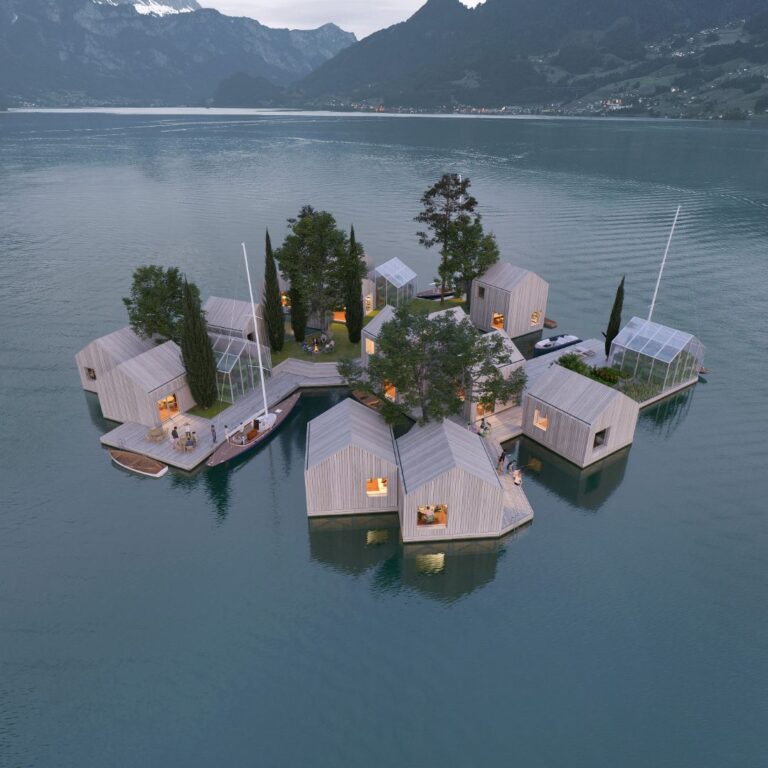 'Land on water' offers a vision for adaptable, climate resilient living on water Land on water