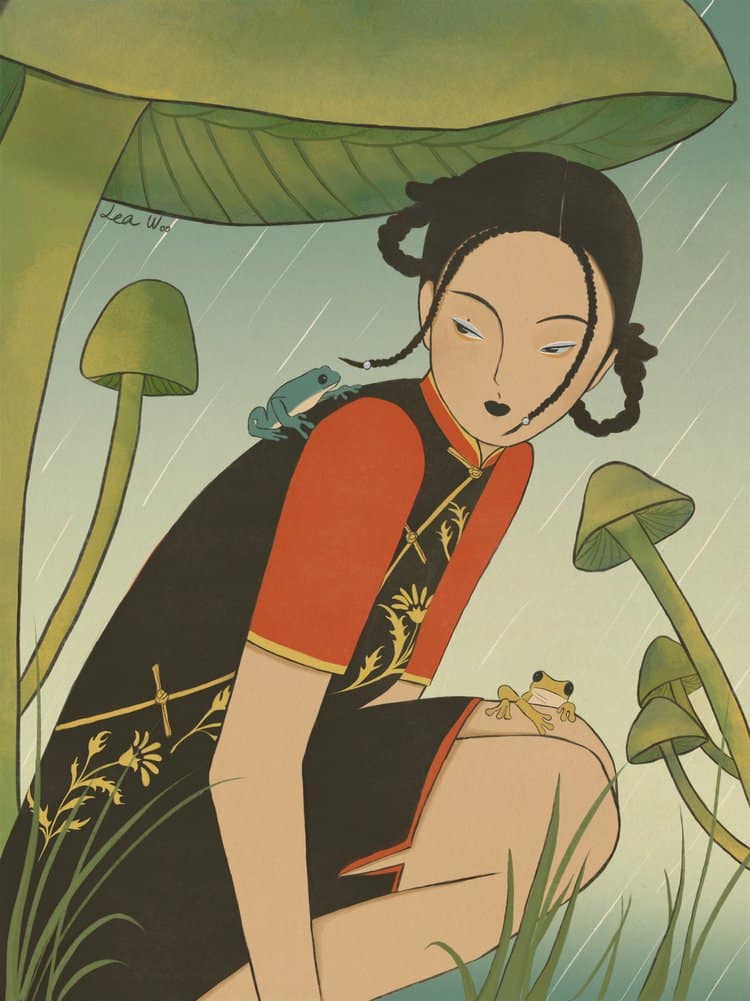 Lea Woo on illustrating poetic atmospheres with a retro mood