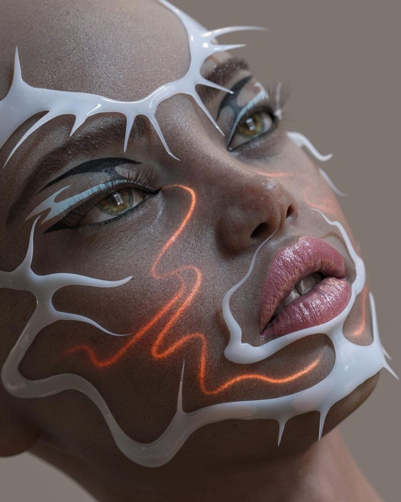 Textures and lighting define Craves majestic 3d portraits