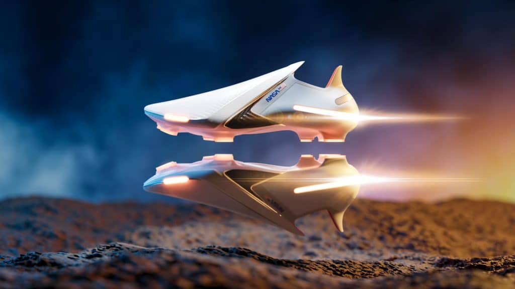 Hussain Almossawi designs NASA football boot concepts