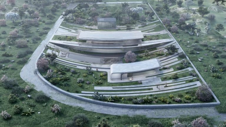 This Alx project establishes a dialogue with the environment This Alx project establishes a dialogue with the environment