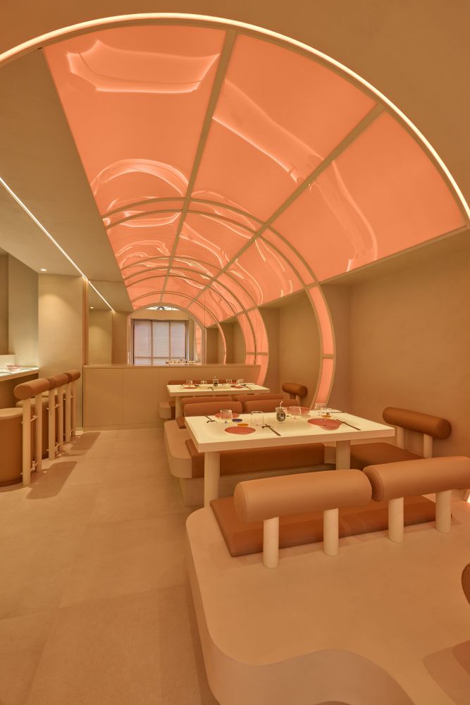 Masquespacio designs a travel to the future through light for Ichi Station