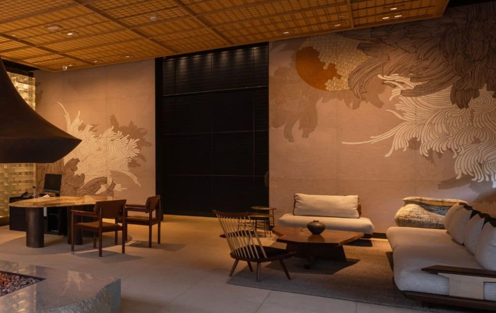 Lina Kusaitė creates stunning lobby artwork for Xitan Hotel in Beijing