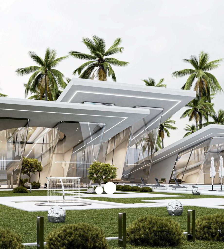 Unfolding Elegance - UFO Studio's Folded Villa in Dubai, UAE