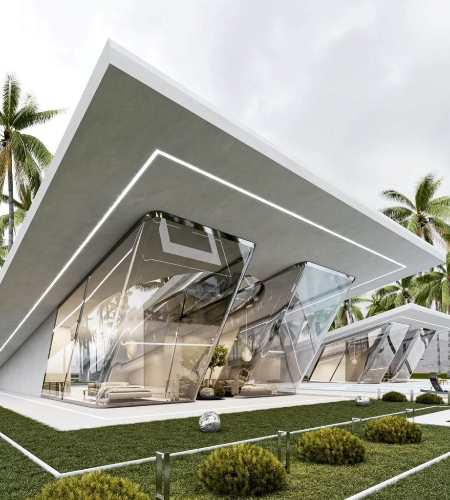 Unfolding Elegance - UFO Studio's Folded Villa in Dubai, UAE