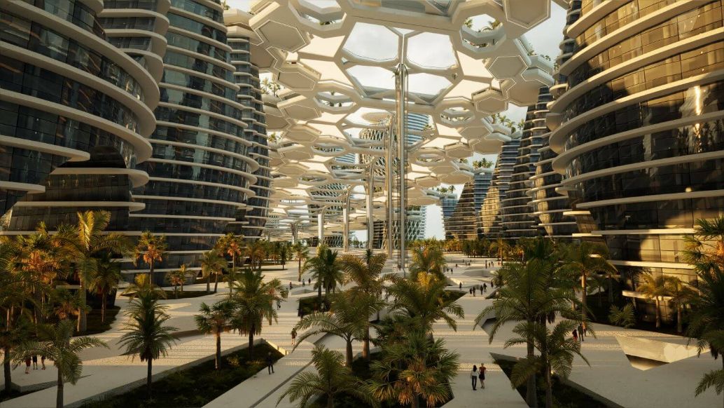 How Kalbod Studio Imagine A Sustainable and Multifunctional Healthcare Center in Dubai Visual