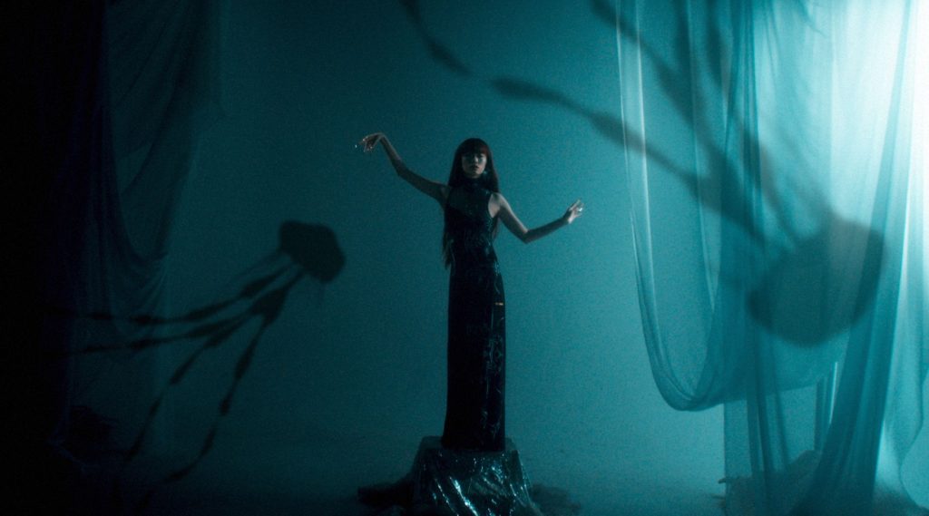 Danni Huang creates a vibrant alien underwater world for Fifi Zhang's music video