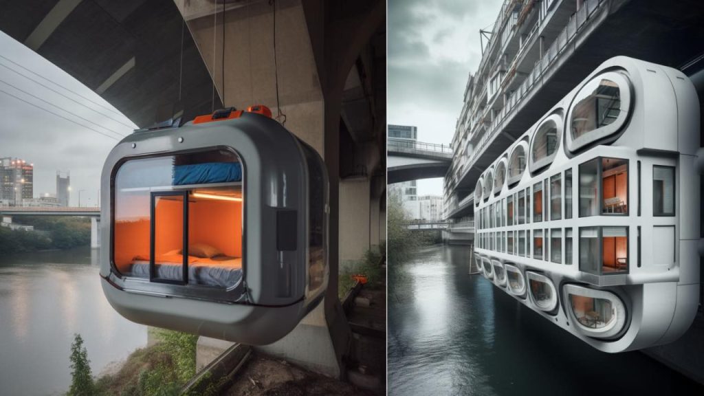 Modular Pods Under Bridges: A Sustainable Solution for Homelessness by Shail Patel