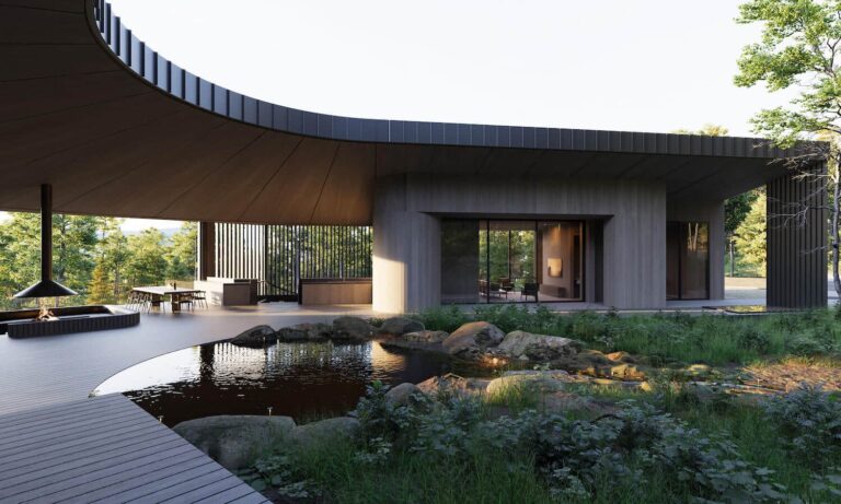 Stonefly Residence: A Monolithic Home Embracing the Wyoming Wilderness