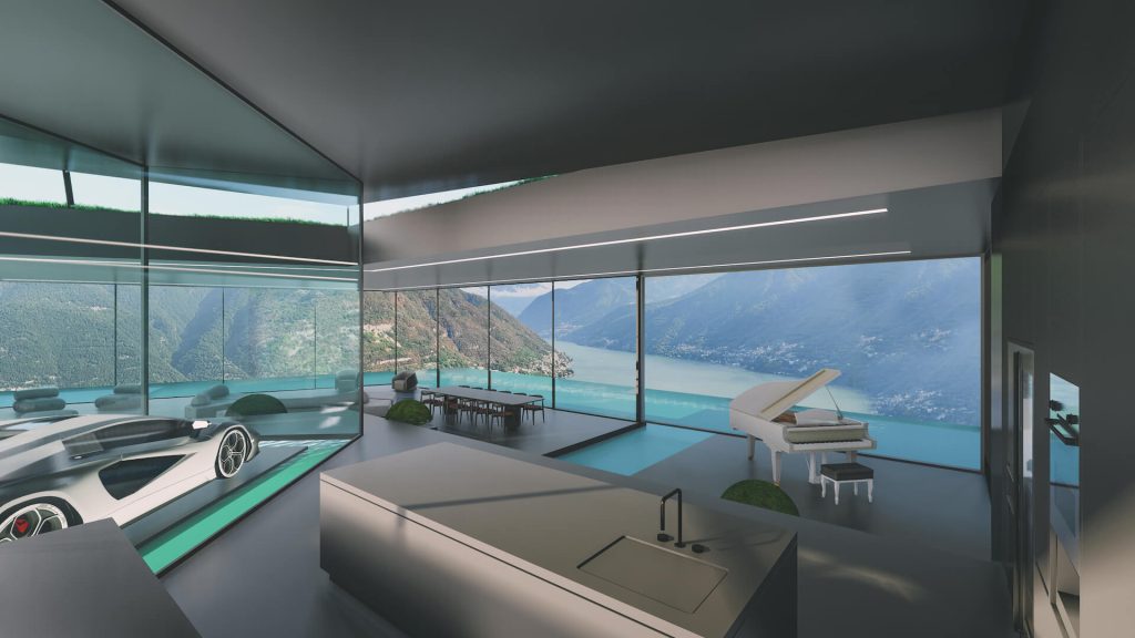 Villa Nero: A Luxurious Concept House in Lake Como with Panoramic Views