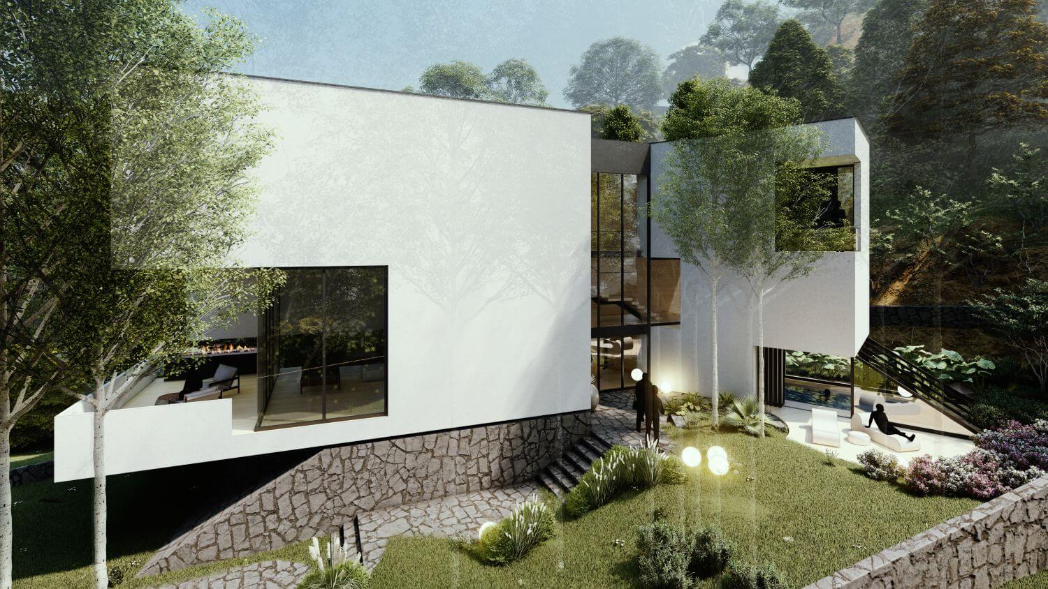 2Boxes Villa by NEOffice : Innovative Design Features Maximizing Natural Light and Space Separation