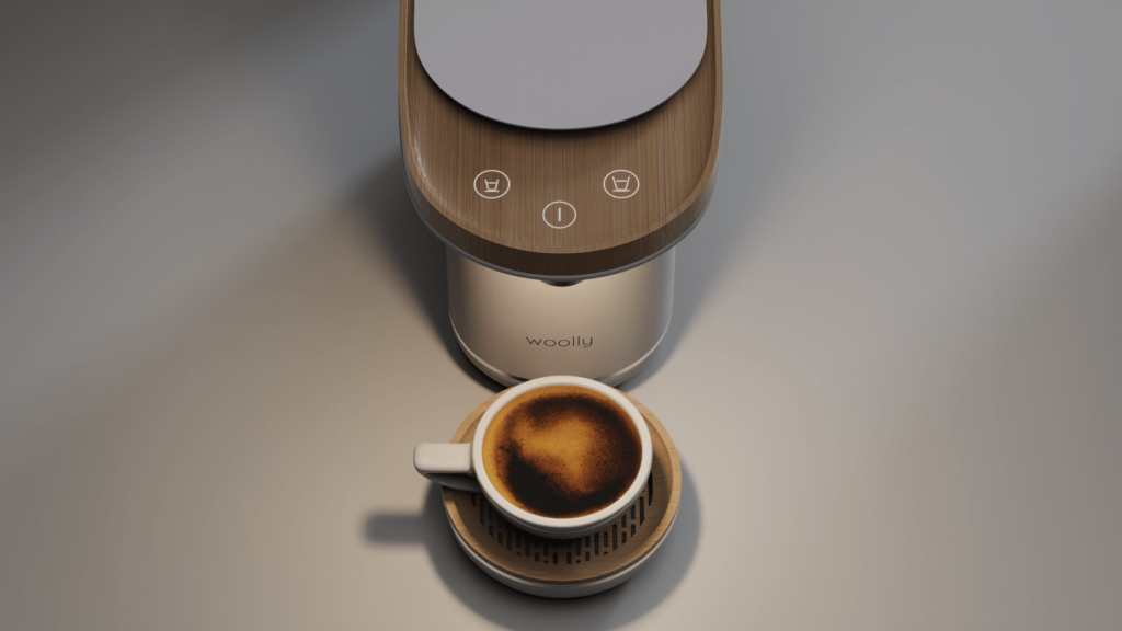 Woolly: A Capsule Coffee Machine for Blissful Mornings