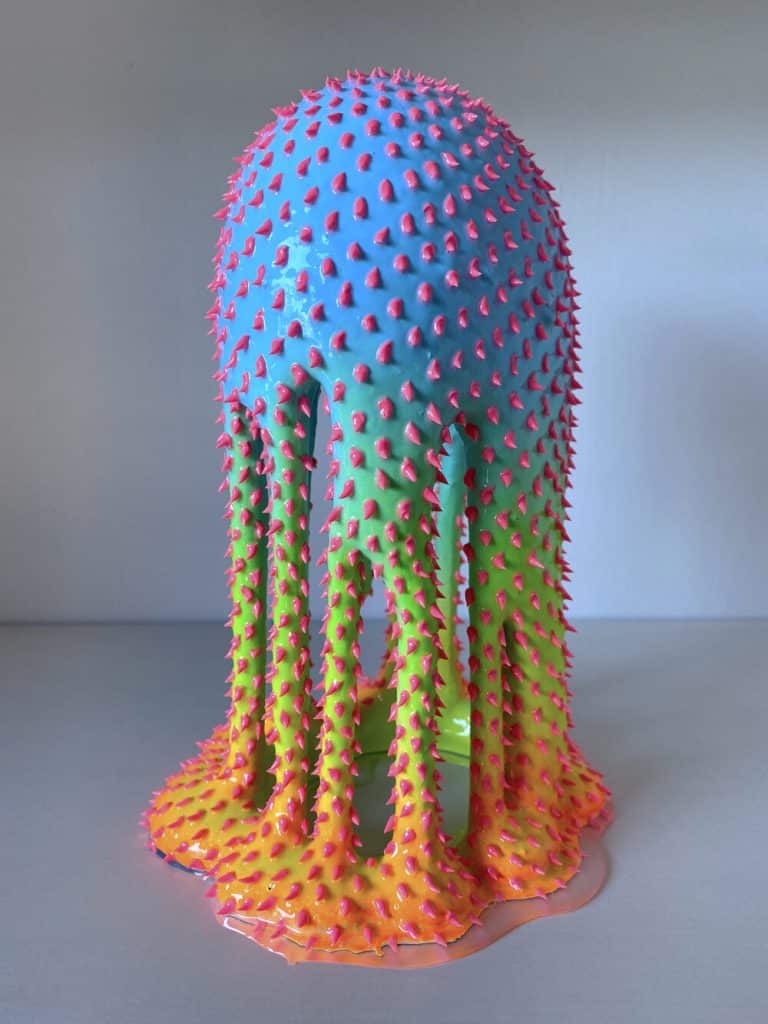 Dan Lam Crafts Colorful Art Of Neon Drips, Blobs, And Squishes