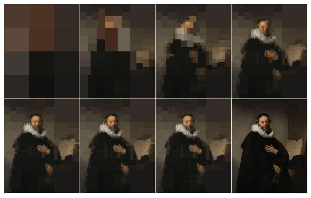 Dimitris Ladopoulos Creates Algorithmically Subdivided Paintings.