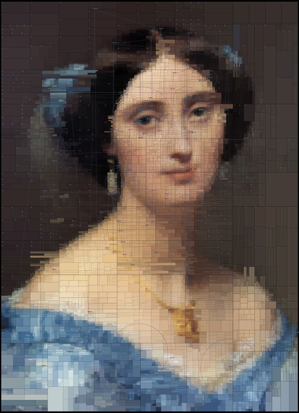 Dimitris Ladopoulos Creates Algorithmically Subdivided Paintings ...