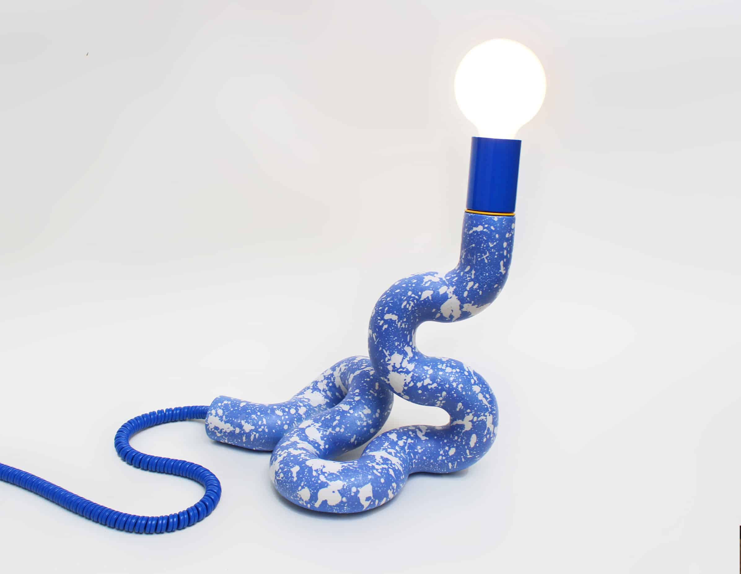 Erin Smith Creates Noodle Lamps