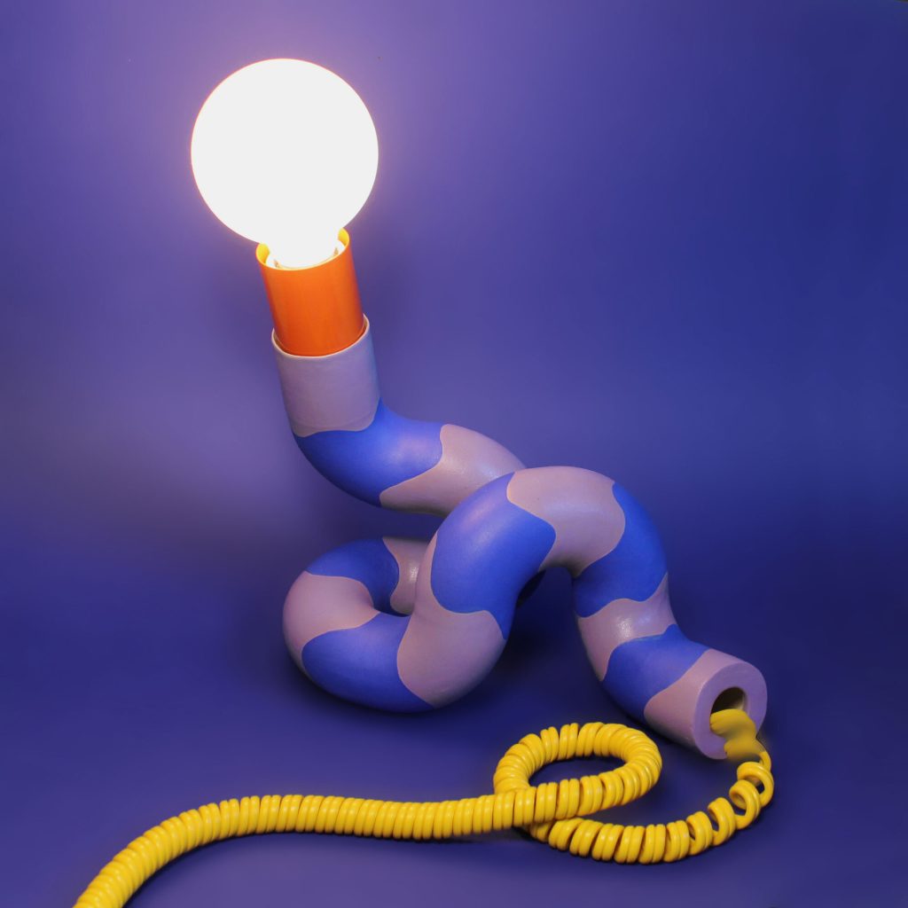 Erin Smith Creates Noodle Lamps