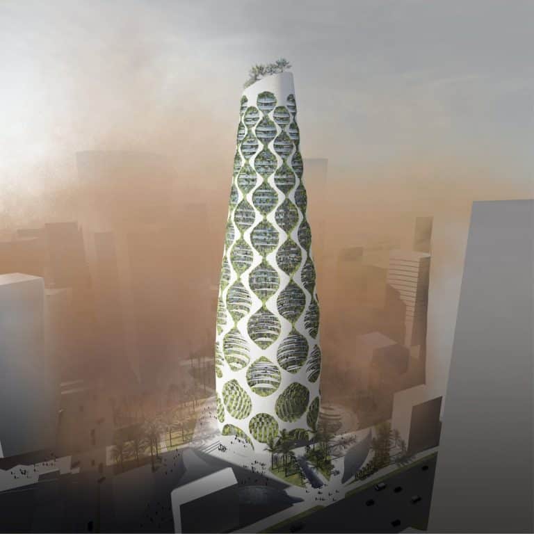 FAAB Prototypes The Vertical Oasis Building Oriented To Achieve Eco-Goals FAAB Prototypes The Vertical Oasis Building