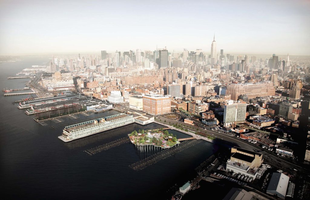 Heatherwick Studio To Build A New Pier On Manhattan’s Southwest Riverside