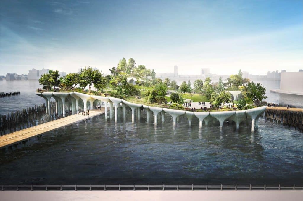 Heatherwick Studio To Build A New Pier On Manhattan’s Southwest Riverside