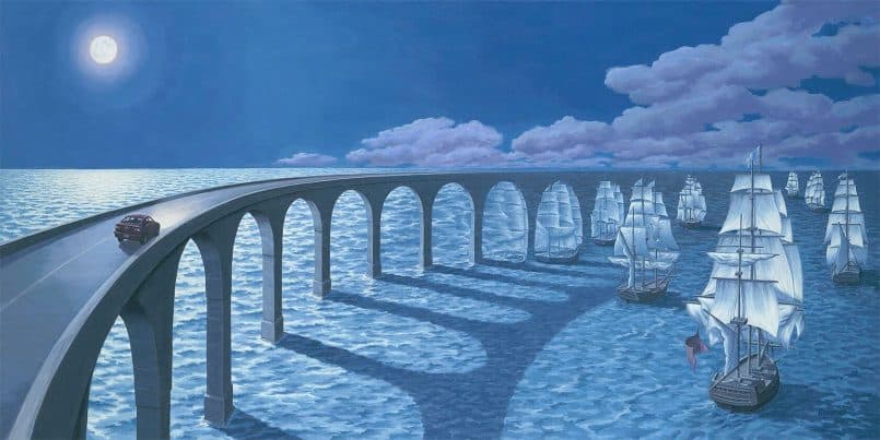 Unveiling the Marvels of Perception through Surreal Paintings By Rob Gonsalves