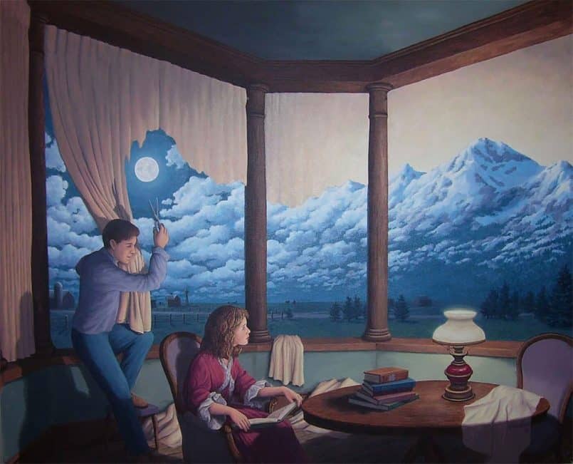 Unveiling the Marvels of Perception through Surreal Paintings By Rob Gonsalves