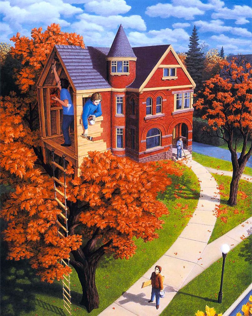 Unveiling the Marvels of Perception through Surreal Paintings By Rob Gonsalves