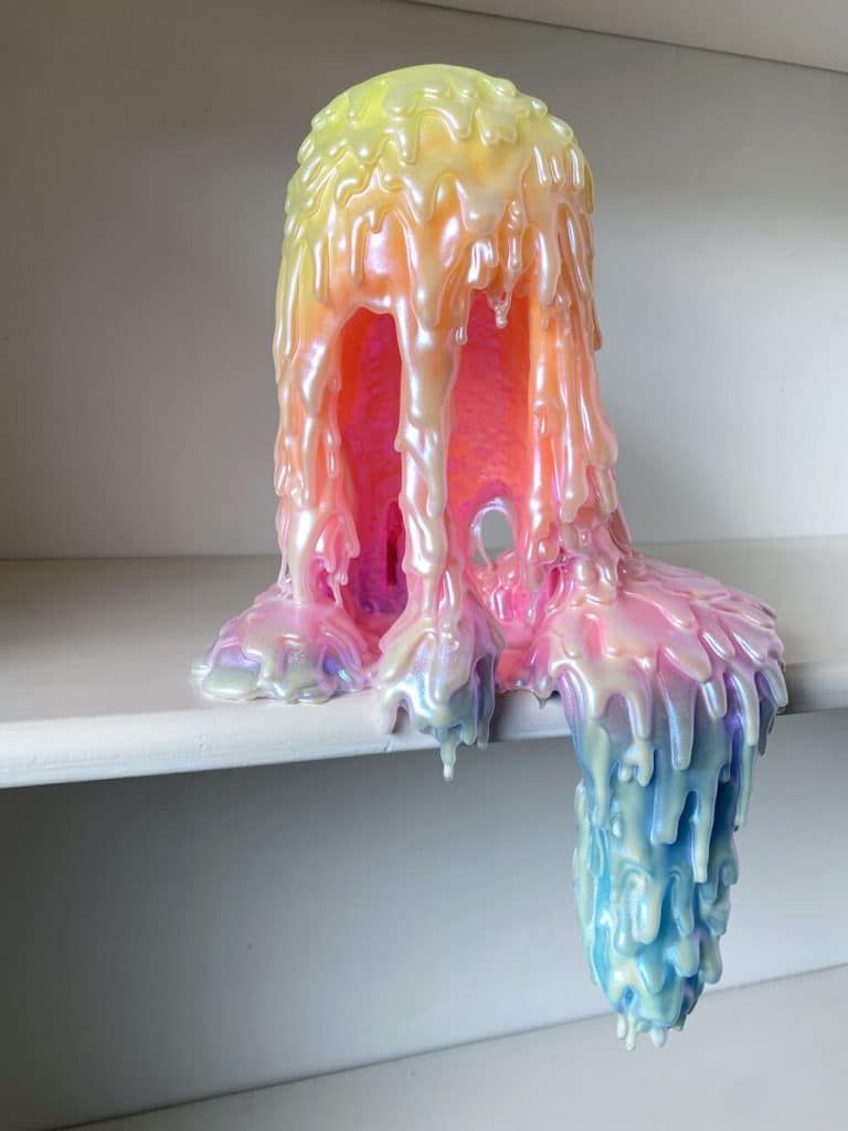 Dan Lam Crafts Colorful Art Of Neon Drips, Blobs, And Squishes