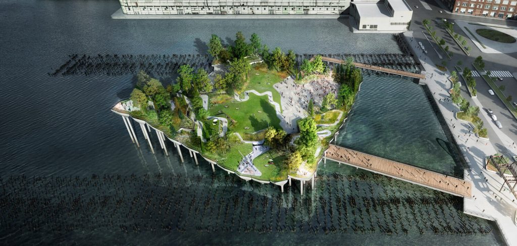Heatherwick Studio To Build A New Pier On Manhattan’s Southwest Riverside