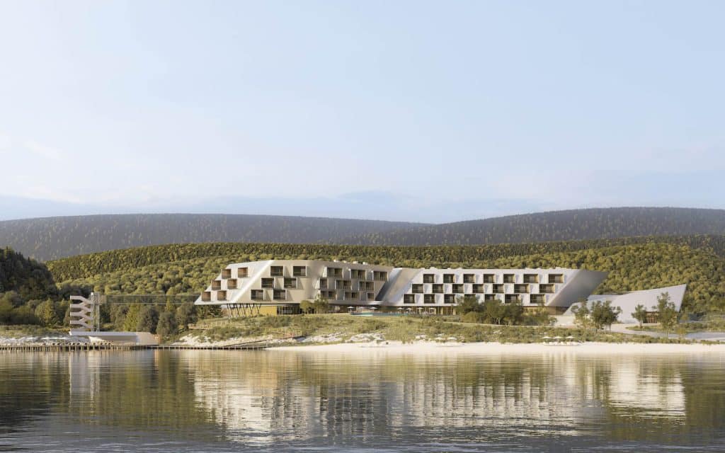 Shaori Resort: A Contrast of Stainless Steel and Nature