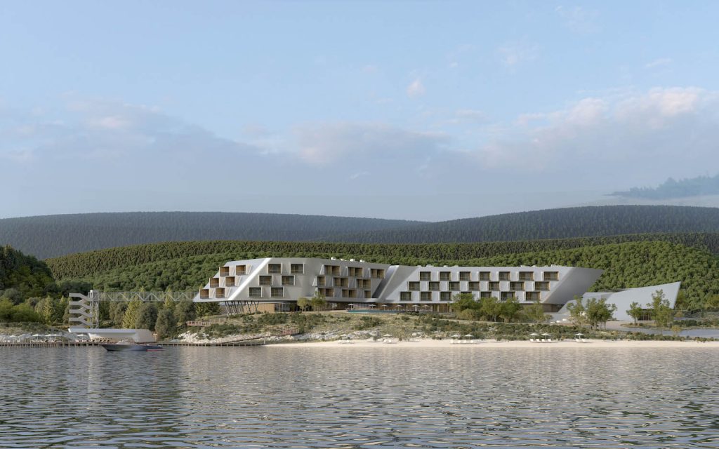 Shaori Resort: A Contrast of Stainless Steel and Nature