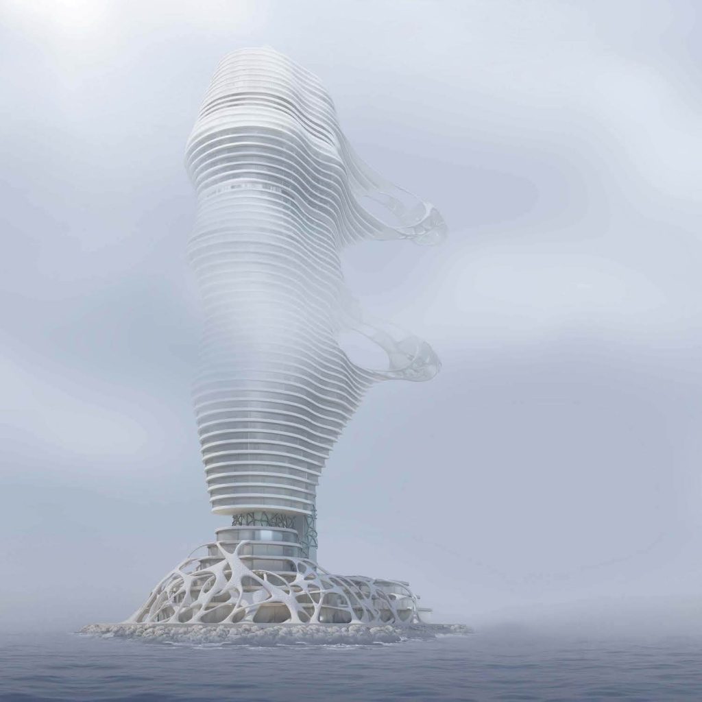 Wind Tower: A Harmonious Fusion of Nature and Architecture