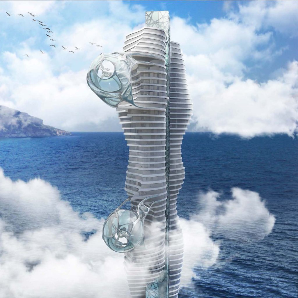 Wind Tower: A Harmonious Fusion of Nature and Architecture