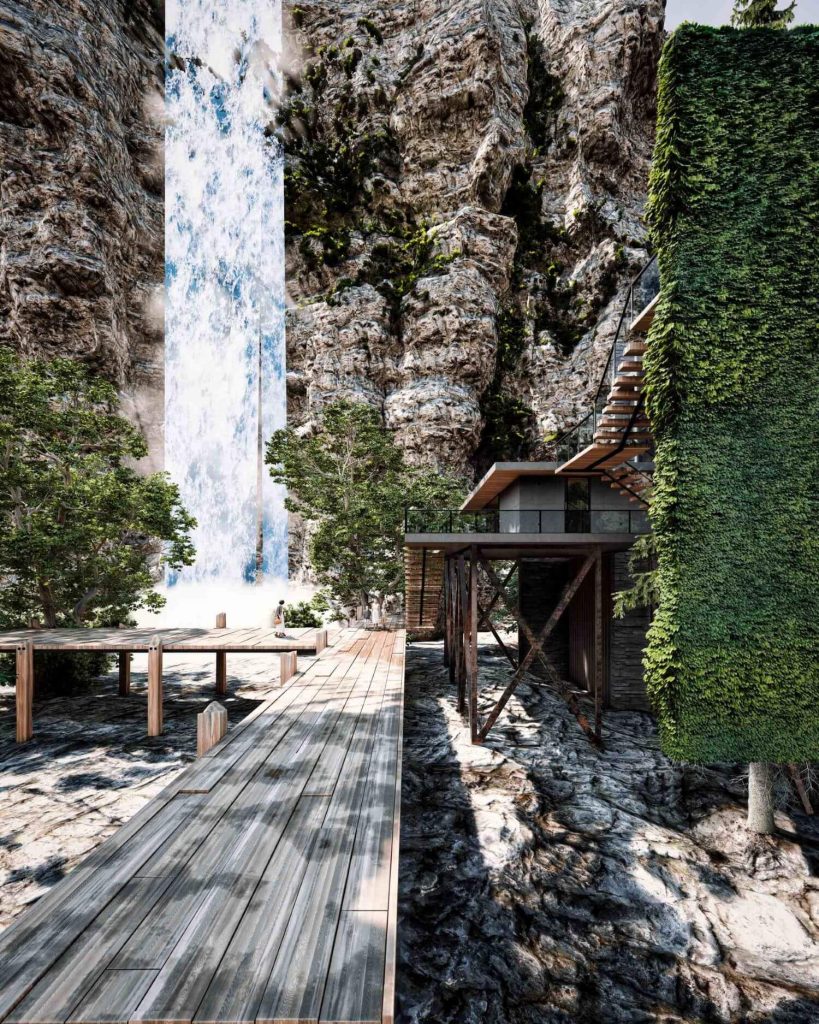 A Harmonious Fusion of Nature and Architecture at The FlyFall