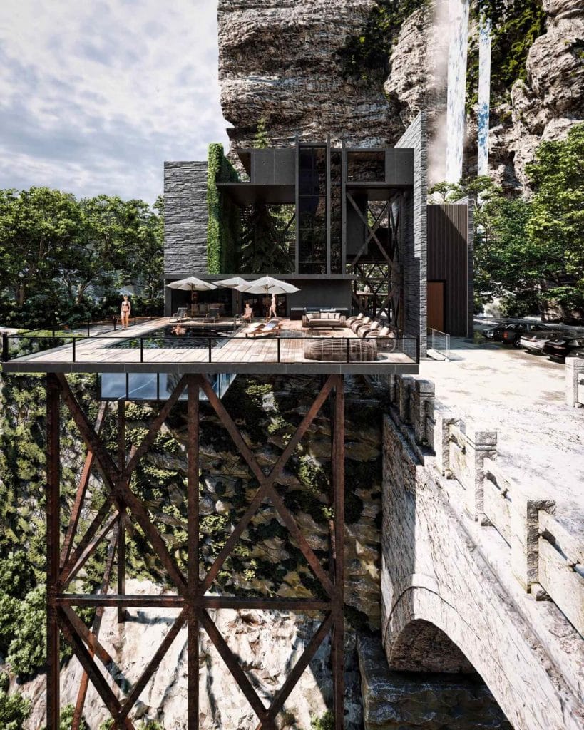 A Harmonious Fusion of Nature and Architecture at The FlyFall