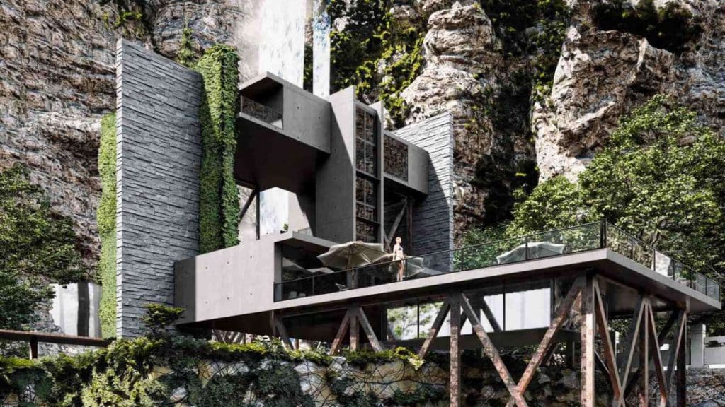 A Harmonious Fusion of Nature and Architecture at The FlyFall