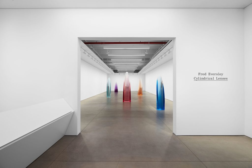 Fred Eversley's Exhibition "Cylindrical Lenses" at David Kordansky Gallery