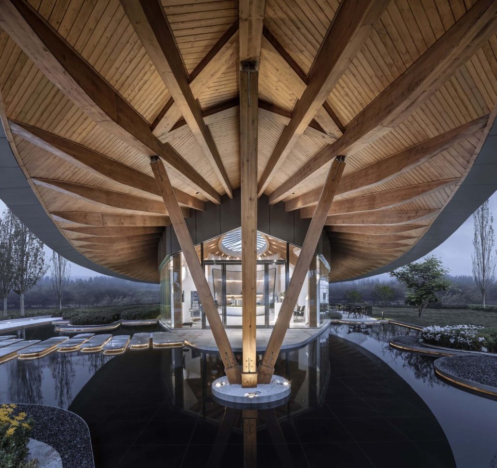 Ethereal Serenity: An Architectural Symphony Along the Yongding River