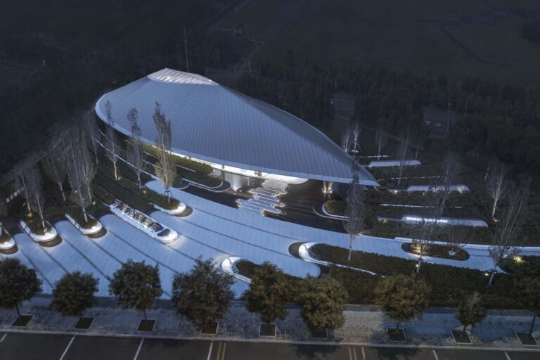 Ethereal Serenity: An Architectural Symphony Along the Yongding River