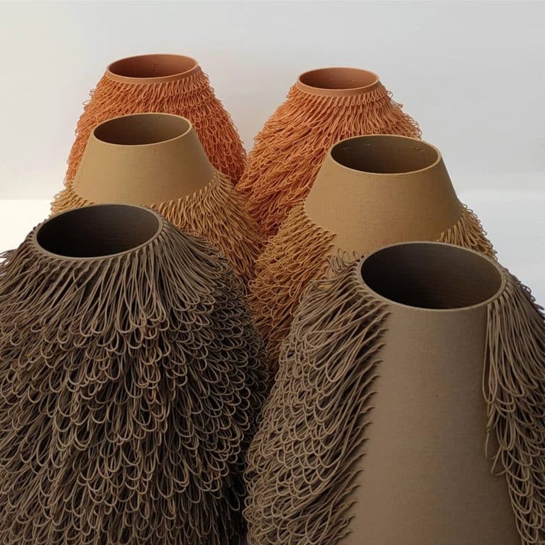 Studio Bold Prints The Organic Based Collection Of Poilu Vases Studio Bold Prints The Organic Based Collection Of Poilu Vases