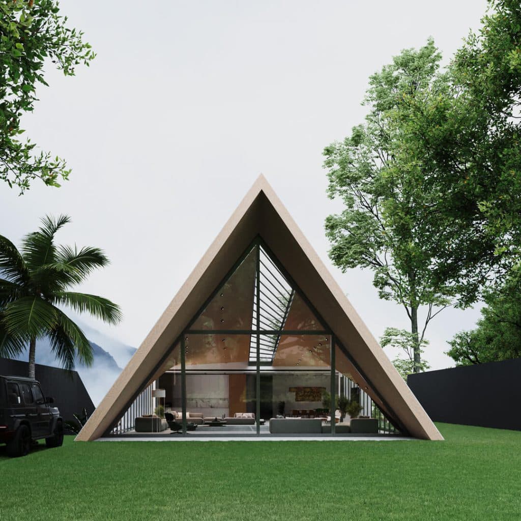 Double Faced Villa: A Modern Retreat Amidst Nature