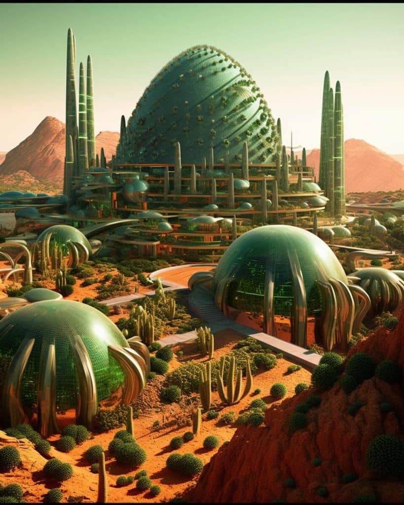 Habitable Cacti : Designing Sustainable Settlements on Mars