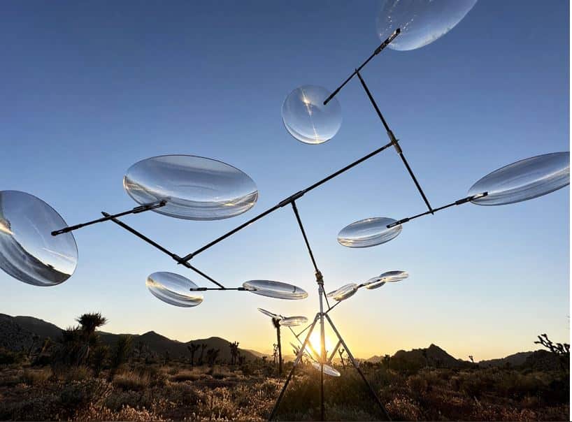 Vincent Leroy's Floating Lenses: Harmonizing Reality and Illusion in Joshua Tree