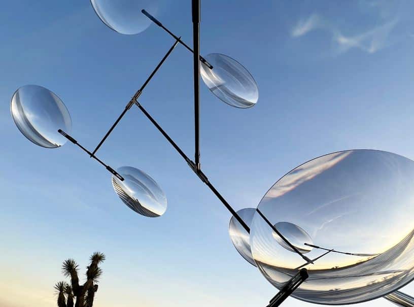 Vincent Leroy's Floating Lenses: Harmonizing Reality and Illusion in Joshua Tree