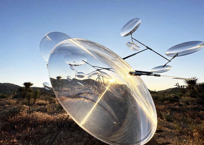 Vincent Leroy's Floating Lenses: Harmonizing Reality and Illusion in Joshua Tree