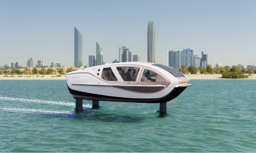 Electric Flying Water Taxi Takes Off in France: SeaBubbles Introduces Zero-Emission Hydrofoil Transport